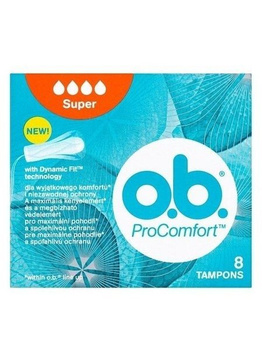 O.B. PROCOMFORT SUPER Tampony x 8 sztuk