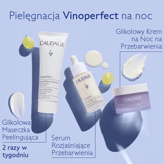CAUDALIE VINOPERFECT Maska glikolowa do twarzy, 75ml
