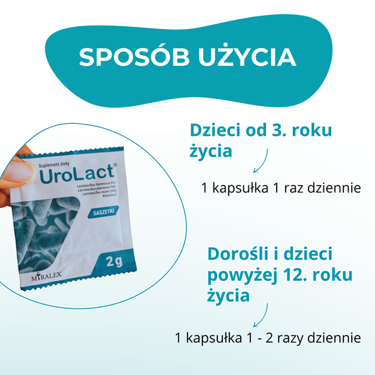 Urolact Probiotyk urologiczny, 10 saszetek
