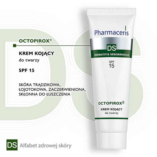 Pharmaceris DS Octopirox® Kojący krem do twarzy SPF 15, 30 ml