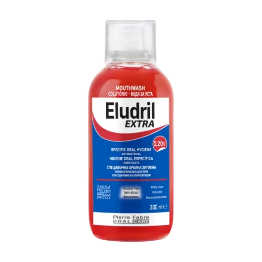 Eludril Extra Płyn do płukania jamy ustnej, 300 ml