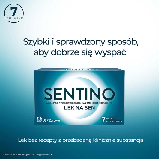 Sentino tabletki powlekane, 12,5mg x 7 sztuk 