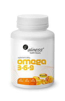 Aliness Omega 3-6-9, 90 kapsułek