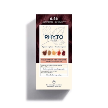 Phyto Color 6.66 Farba do włosów Jasna wiśnia Intensywny brąz