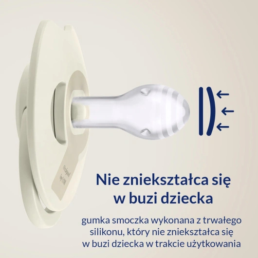 Lovi Prime 6–18m Baby Blue/Blue Smoczek silikonowy dynamiczny, 2 sztuki