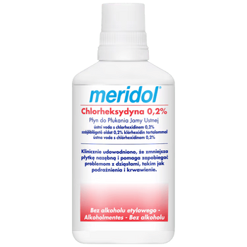 Meridol Chlorheksydyna 0,2% Płyn do płukania jamy ustnej, 300 ml