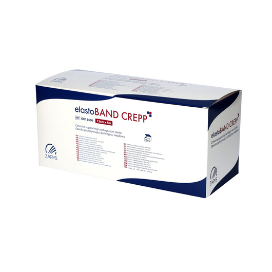 elastoBAND Crepp Opaska podtrzymująca kohezyjna 12 cm x 4 m