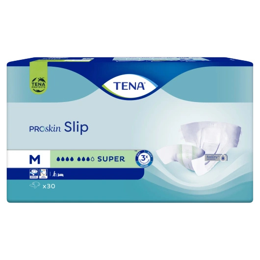 Tena Slip ProSkin Super Rozmiar M (73-122cm) Pieluchomajtki, 30 sztuk