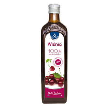 Wiśnia 100% sok z owoców cherryVital 490ml