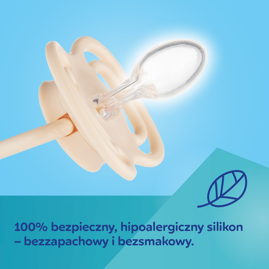 CANPOL Babies Smoczek Silikonowy DentalAir 18m+