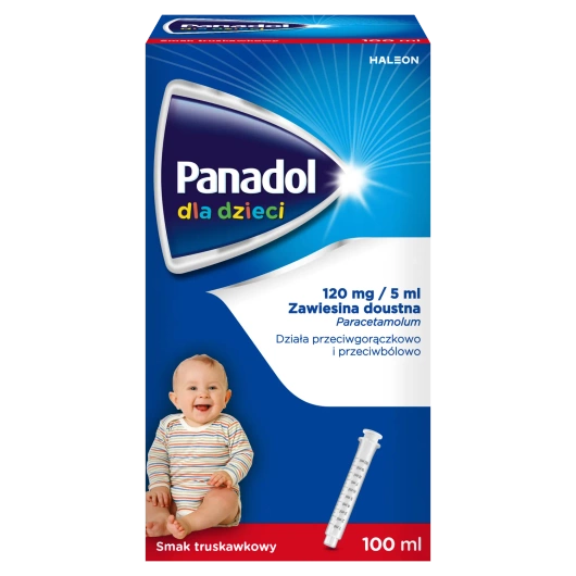 Panadol dla dzieci 120mg/5ml Zawiesina doustna, 100 ml