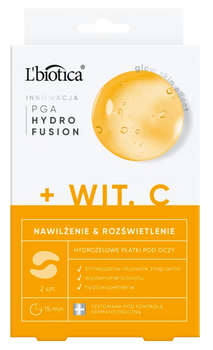 L'BIOTICA PHF+ Witamina C Płatki pod oczy