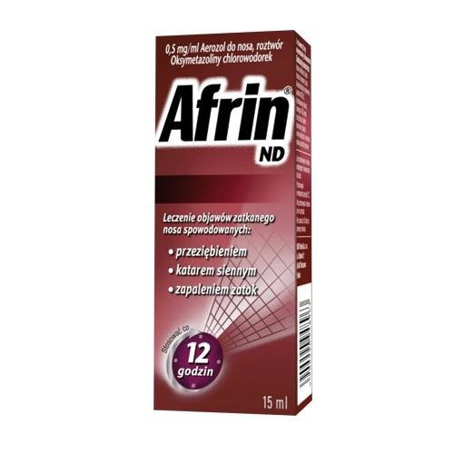 AFRIN ND 0,5 mg/ml aerozol do nosa 15 ml