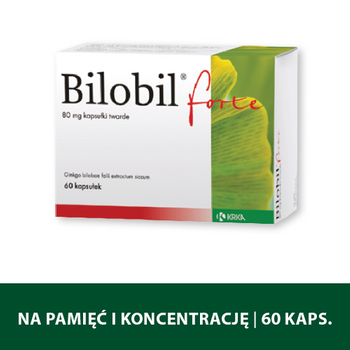 BILOBIL FORTE 80 mg x 60 kapsułek