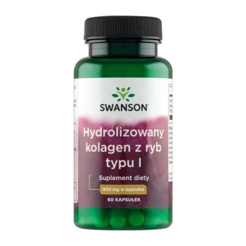 Swanson Hydrolizowany Kolagen z Ryby typu I, 60 kapsułek