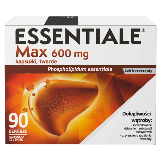 Essentiale Max 600 mg, 90 kapsułek twardych