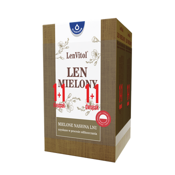 LenVitol Len mielony zestaw, 200+200g