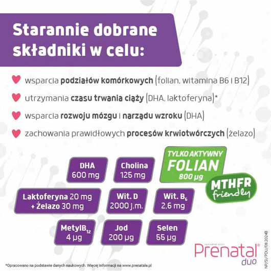 Prenatal DUO 60 + 30 kapsułek