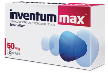 Inventum Max tabletki do rozgryzania i żucia 50mg x 2 sztuki