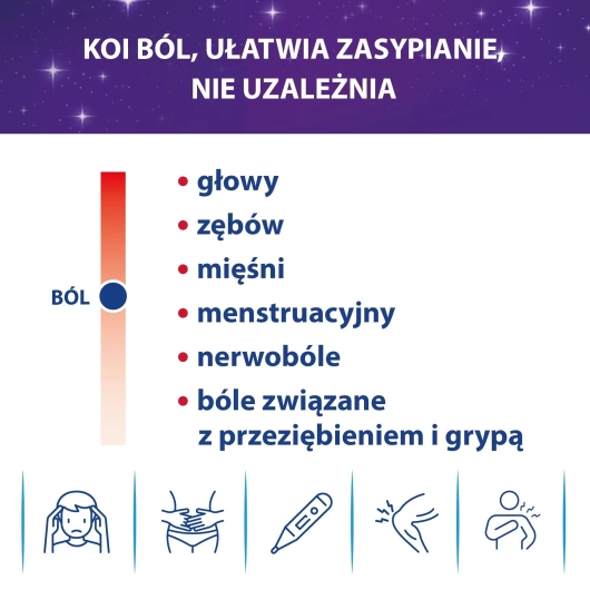 APAP Noc 500 mg + 25 mg, 24 tabletki powlekane DATA WAŻNOŚCI 31/12/2025