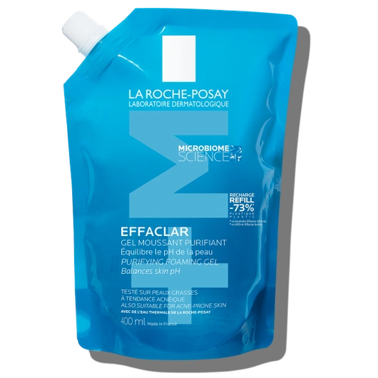 LA ROCHE-POSAY Effaclar Żel oczyszczający Refill - opakowanie uzupełniające, 400ml