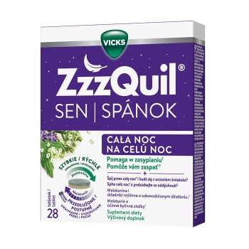 ZzzQuil Sen Cała Noc, 28 tabletek o przedłużonym uwalnianiu