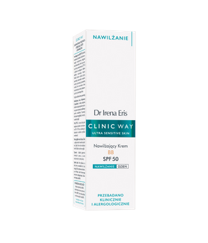 CLINIC WAY Nawilżający Krem BB SPF 50 x 30ml