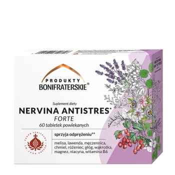 Nervina AntiStres Forte, 60 tabletek powlekanych