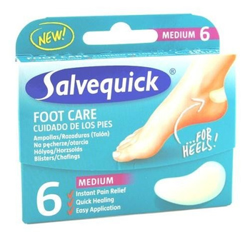 Plaster SALVEQUICK Foot Care do stóp średni 6szt