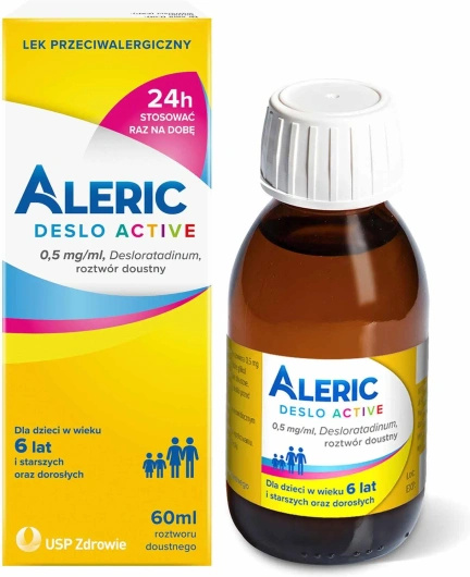 ALERIC DESLO ACTIVE 0,5 mg/ml roztwór doustny 60 ml