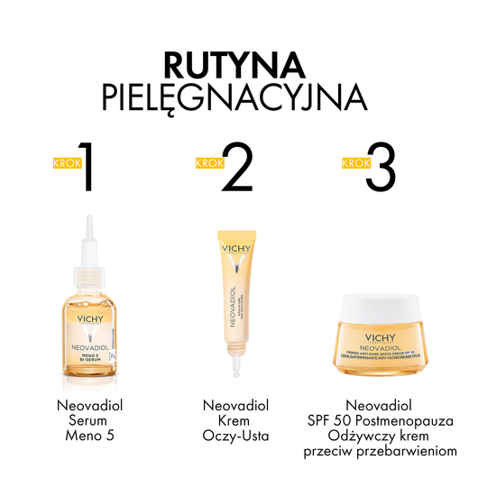 VICHY NEOVADIOL POSTMENOPAUZA Odżywczy Krem na dzień przeciw przebarwieniom SPF50, 50 ml