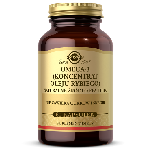 SOLGAR Omega-3 Źródło EPA I DHA, 60 kapsułek