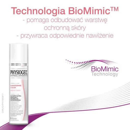 PHYSIOGEL ŁAGODZENIE I ULGA Krem do twarzy, 40ml