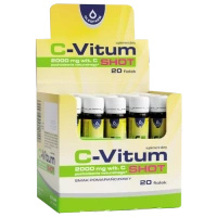 C-Vitum Shot 2000 mg, 20 fiolek po 25 ml