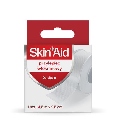 SKIN AID Przylepiec włókninowy, 4,5 m x 2,5 cm
