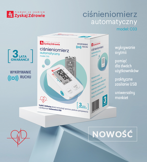 ZZ Ciśnieniomierz Automatyczny C03