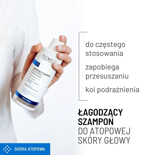 Sylveco Dermo Skóra Atopowa Szampon łagodzący, 300 ml