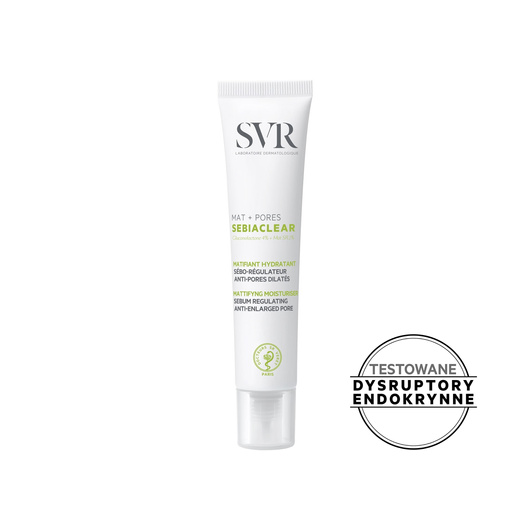 SVR Sebiaclear Mat+Pores Matujący krem redukujący niedoskonałości, 40 ml