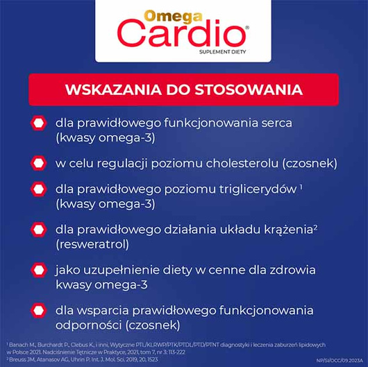 Omega Cardio kapsułki, 60 sztuk DATA WAŻNOŚCI 28/02/2026