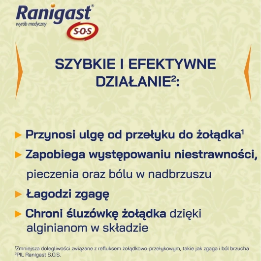 RANIGAST S-O-S x 24 tabletki do ssania