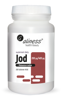 Aliness Jod (jodek potasu) 200 µg / 400 µg, 200 tabletek