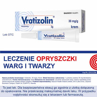 Vratizolin 30 mg/g, krem 3 g