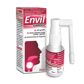 Envil Gardło Aerozol na ból gardła, 30 ml