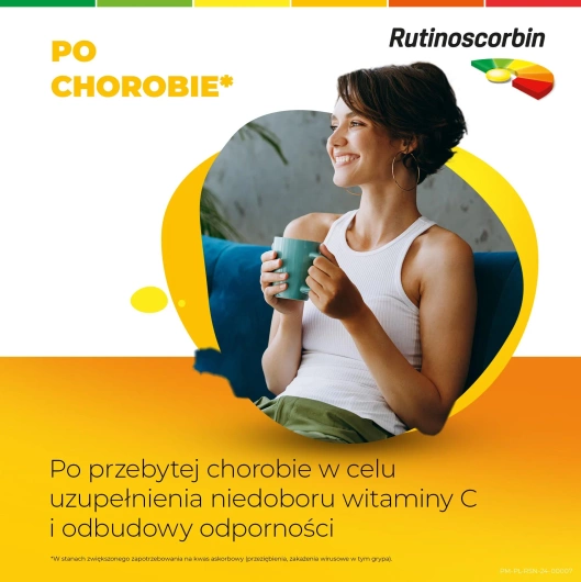 Rutinoscorbin (25 mg + 100 mg), 90 tabletek powlekanych