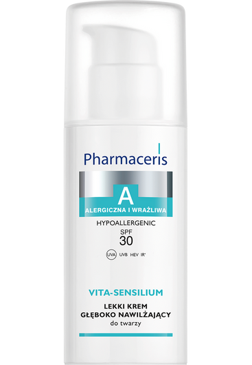 Pharmaceris A Vita-Sensilium Lekki krem głęboko nawilżający SPF 30, 50 ml