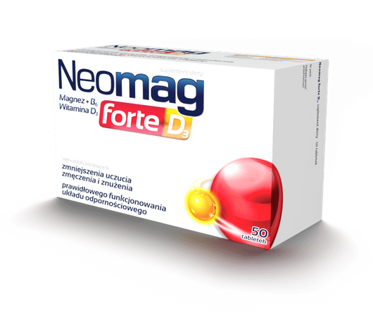 NEOMAG forte D3, 50 tabletek