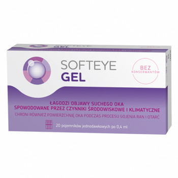 SOFTEYE GEL żel do oczu 20 pojemników po 0,4ml