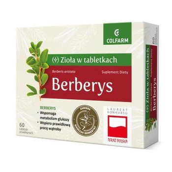 Berberys, 60 tabletek