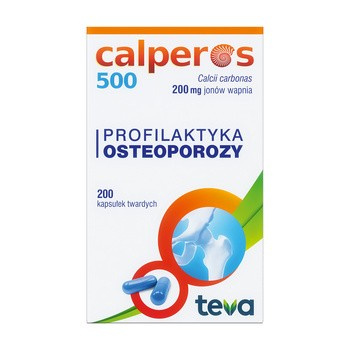 CALPEROS 500, 200 mg, 200 kapsułek twardych