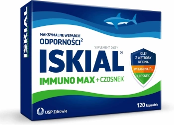 Iskial Immuno Max + Czosnek, 120 sztuk 